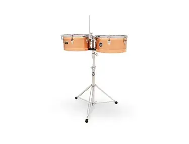 LP LP1314-GIO Giovanni Series Prestige 13" / 14" Bronze Timbales w/ Stand