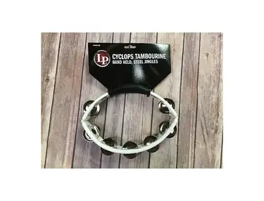 LP LP152 Cyclops Handheld Tambourine w/ Double-Row Steel Jingles
