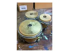 LP LP202-AW Generation III Wood Triple Bongos w/ Comfort Curve II Rims main image