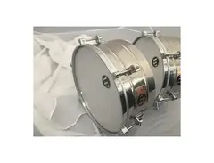 LP LP257-S Tito Puente Signature 14" / 15" Stainless Steel Timbales w/ Stand main image