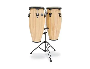 Latin Percussion LP646NY-AW City Series 10" / 11" Conga Set w/ Stand