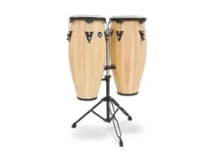 Latin Percussion LP646NY-AW City Series 10" / 11" Conga Set w/ Stand