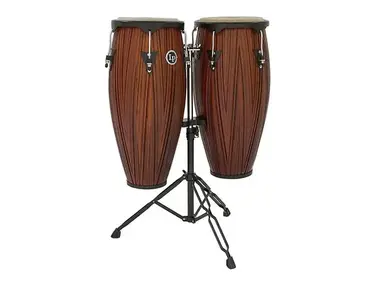 Latin Percussion LP646NY-CMW City Series 10" / 11" Conga Set w/ Stand