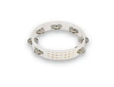 Latin Percussion LPA182 Aspire 8" Headless Plastic Tambourine w/ single Row Steel Jingles