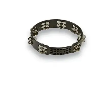 Latin Percussion LPA190 Aspire 10" Headless Plastic Tambourine w/ single Row Steel Jingles