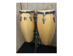 Latin Percussion LPA647-AW Aspire Series 11/12" Conga Set w/ Stand main image