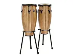 Latin Percussion LPA647B-SW Aspire 11/12" Conga Set with Basket Stand main image