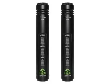 Lewitt LCT 140 AIR Small Diaphragm Cardioid Condenser Microphone Stereo Pair