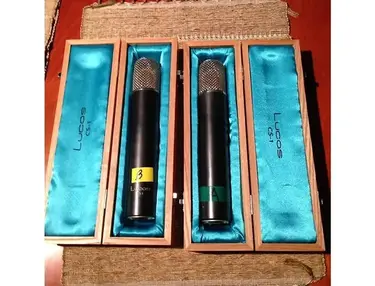 Lucas CS-1 Large Diaphragm Multipattern Tube Condenser Microphone Stereo Pair
