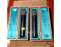 Lucas CS-1 Large Diaphragm Multipattern Tube Condenser Microphone Stereo Pair main image
