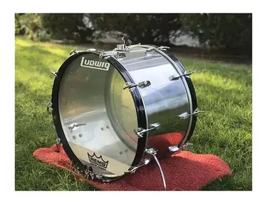 Ludwig 14x24" Stainless Steel Bass Drum