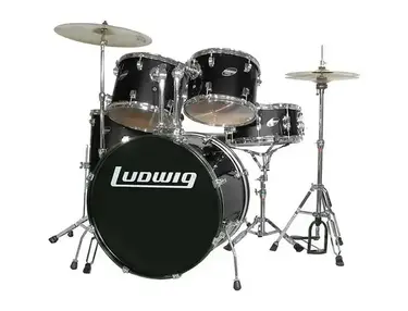 Ludwig Accent 10 / 12 / 14 / 20 / 5x14" Fuse Drum Set with Cymbals