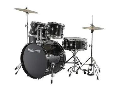 Ludwig Accent 10 / 12 / 16 / 22 / 6.5x14" Drive Drum Set with Cymbals