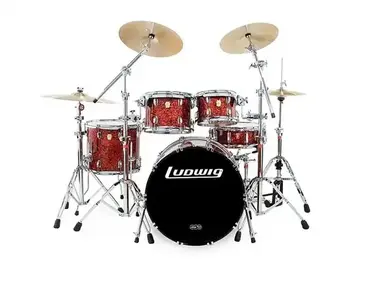 Ludwig Classic Maple Fast 5 Outfit 7x10 / 9x12 / 13x15 / 18x22" Drum Set