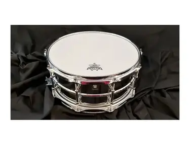 Ludwig LB402BTWM Brass Edition Supraphonic 6.5x14" Snare Drum with Tube Lugs, and P-86 Millennium Strainer