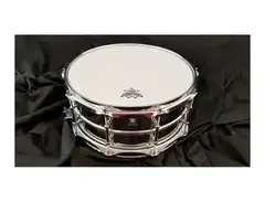 Ludwig LB402BTWM Brass Edition Supraphonic 6.5x14" Snare Drum with Tube Lugs, and P-86 Millennium Strainer main image