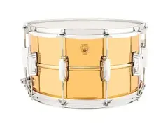 Ludwig LB508 Smooth Bronze 8x14" 10-Lug Snare Drum main image