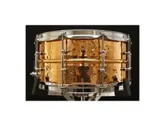 Ludwig LB552KT Hammered Bronze 6.5x14" Snare Drum with Tube Lugs main image