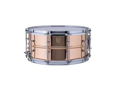 Ludwig LC662T Copper Phonic 6.5x14" Snare Drum with Tube Lugs