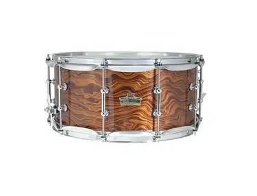 Ludwig LCEX6514TXWA Epic Centurian 6.5x14" American Walnut Over Maple Snare Drum