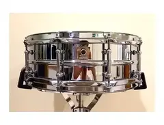 Ludwig LM400TWM Supraphonic 5x14" Aluminum Snare Drum with Tube Lugs and P-86 Millennium Strainer main image
