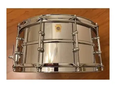 Ludwig LM402TWM Supraphonic 6.5x14" Aluminum Snare Drum with Tube Lugs and P-86 Millennium Strainer