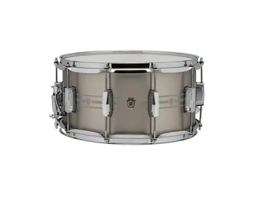 Ludwig LSTSLS0714 Heirloom Stainless Steel 7x14” Snare with Imperial Lugs