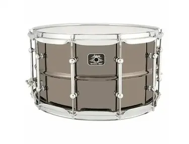 Ludwig LU0814C Universal Brass 8 x 14" Snare Drum with Triple Flange Hoops