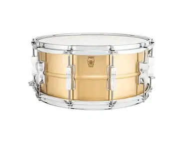 Ludwig LZ654BM Acro Bronze 6.5x14" 10-Lug Snare Drum with P86C Strainer