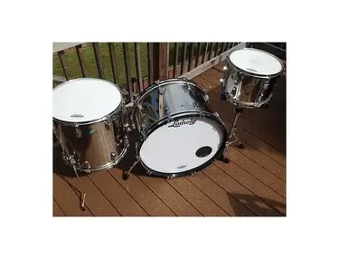 Ludwig Stainless Steel 9x13"/16x16"/14x24" Pro Beat 3pc Kit w/ Chrome Hardware