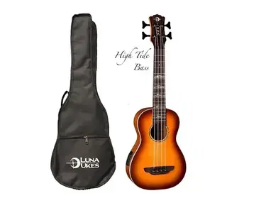Luna High Tide Acoustic-Electric Bass Ukulele