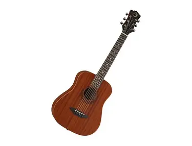 Luna Muse Safari Series 3/4 Dreadnought Travel Acoustic Guitar Mahogany