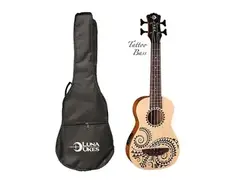 Luna Tattoo Ukulele Acoustic-Electric Bass main image