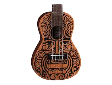 Luna Tribal Mahogany Concert Ukulele