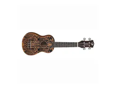 Luna Tribal Soprano Mahogany Ukulele