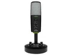 Mackie EM-CHROMIUM EleMent Series Large Diaphragm Multipattern USB Condenser Microphone with 2-Channel Mixer
