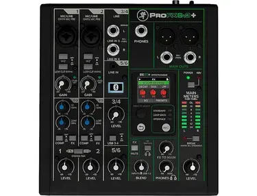 Mackie ProFX6V3+ 6-Channel Analog Mixer with Bluetooth