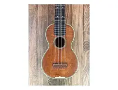 Martin Style 3K Koa Soprano Ukulele with Nickel Patent Pegs, No Peghead Ornament main image