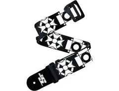 D'Addario Joe Satriani Swivel Guitar Strap Crosses 2 in.