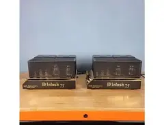 McIntosh MC75 60th Anniversary 75-Watt Mono Tube Power Amplifier Pair main image