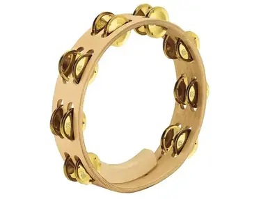 Meinl AE-MTA2B Artisan Edition Maple Tambourine with Brass Jingles