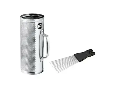 Meinl MGU1 Steel Merengue Guiro with Scraper