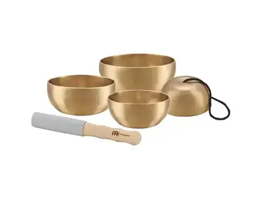 Meinl SB-U-1750 Sonic Energy Universal Singing Bowl 4pc Set with Resonant Mallet