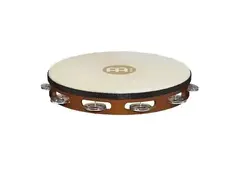 Meinl TAH1A-AB Traditional Goat-Skin Tambourine with Aluminum Jingles main image