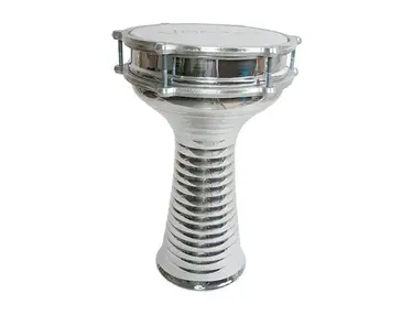 Mid-East MAZ22J 8.5" Aluminum Doumbek with Jingles