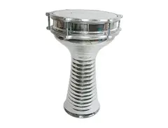 Mid-East MAZ22J 8.5" Aluminum Doumbek with Jingles main image