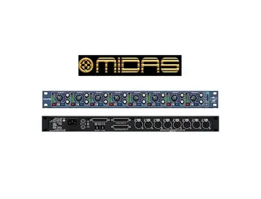 Midas XL48 8-Ch 96kHz 24-bit Mic Preamp
