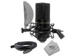 MXL 770 Complete Small Diaphragm Cardioid Condenser Microphone with Boom Arm and Pop Filter main image
