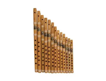 Nabi & Sons WHCS 13-Piece Bamboo Whistle Set