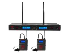 Nady 2W-1KU LT Dual True Diversity 1000-Channel UHF Wireless Lavalier Microphone System main image